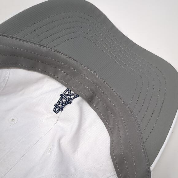 U.S. Energy Strapback Baseball Cap White One Size Adjustable 6 Panel Imperial - Picture 8 of 9